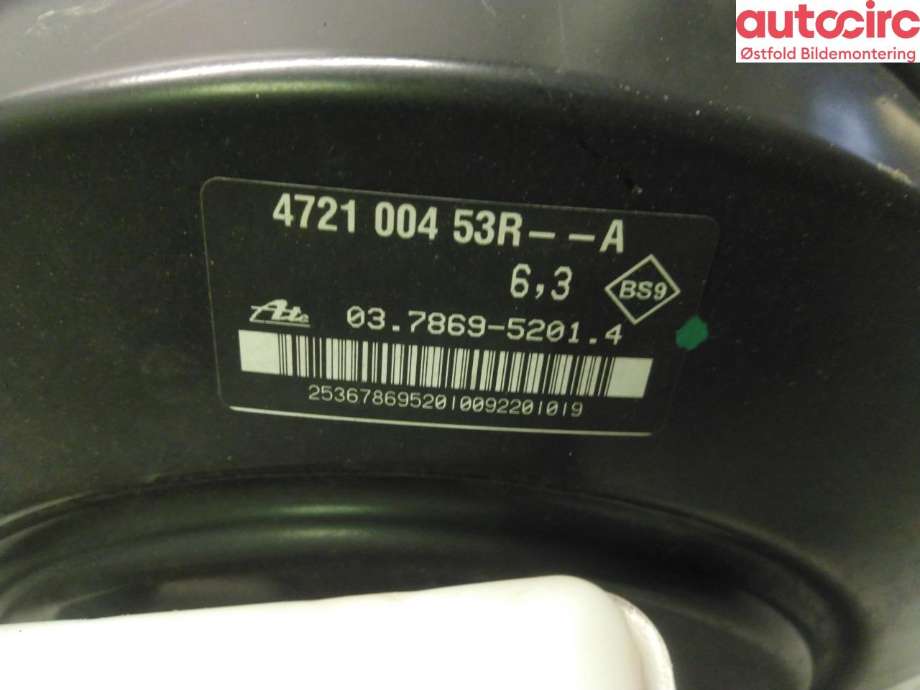 Bremsekraft-forsterker til Renault Master 2010-2013 (Type III, Fase 1)  (RENAULT|)