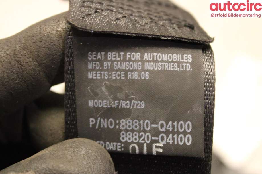 Airbag beltestrammer til Kia Niro 2016-2021  (KIA|88810Q4100WK|)