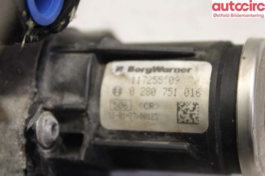 EGR-ventil til VW Tiguan 2011-2016 (Type I, Fase 2)  (VOLKSWAGEN|03L 131 512 DQ|)
