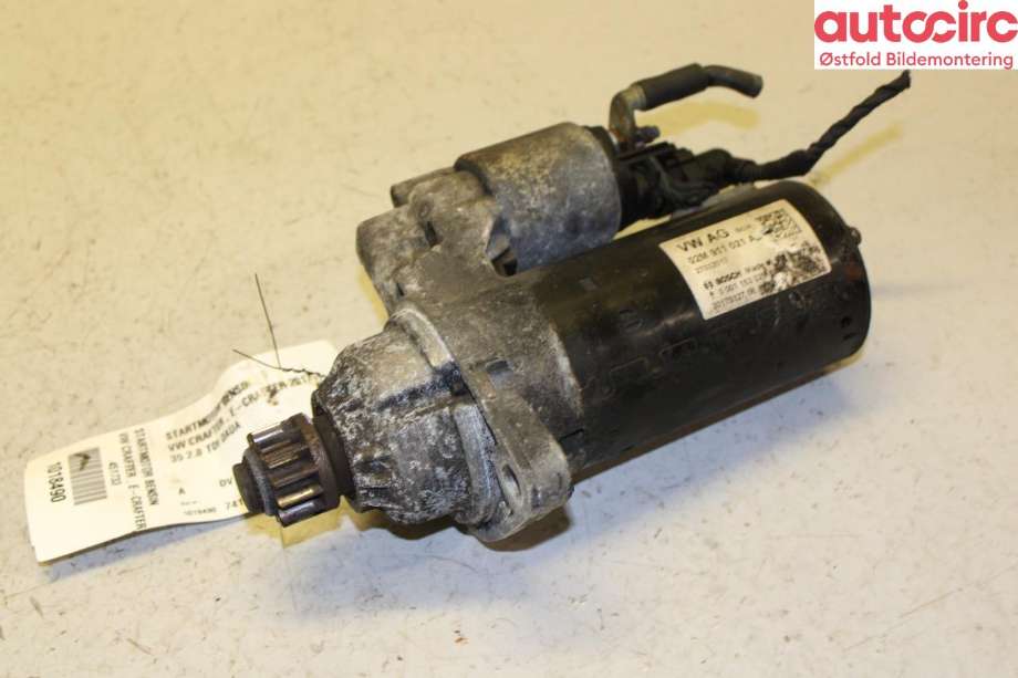 Starter til VW Crafter, 2016-->> (Type II) (VOLKSWAGEN|02M 911 021 A)