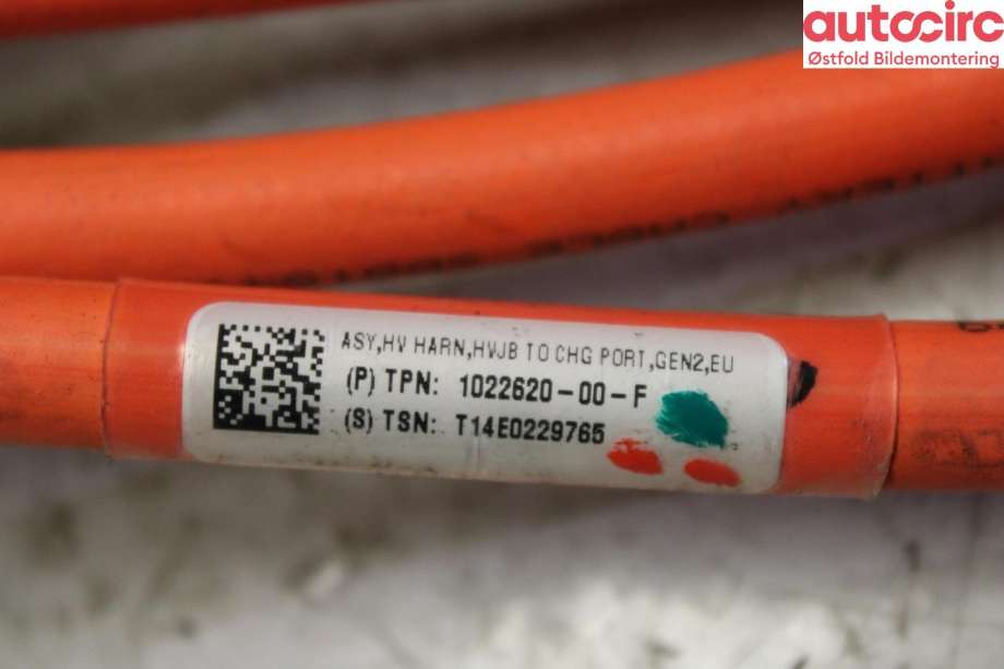 Kabel høy volt (HV) hybrid til Tesla Model S 2013-2016 (Fase 1)  (TESLA||1022620-00-F)