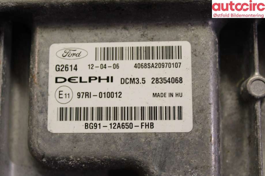 Styreenhet motor til Ford S-Max 2010-2015 (Type I, Fase 2)  (FORD|1802711|)