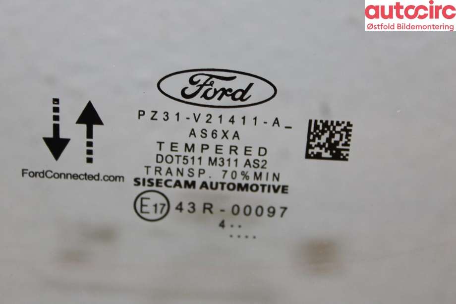 Siderute venstre foran til Ford Transit Custom 2023-->> (Type II) (FORD|2655354|)