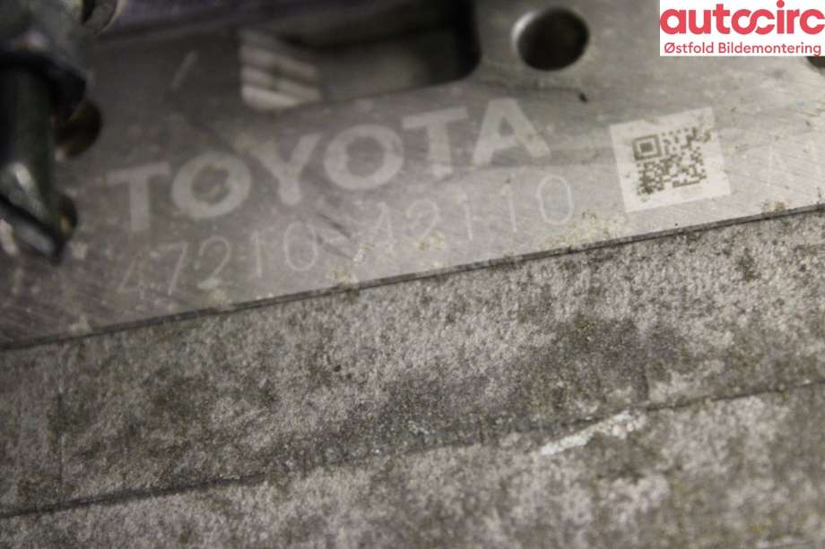 Bremsekraft-forsterker til Toyota RAV4 2016-2019 (Type IV, Fase 2)  (TOYOTA|)
