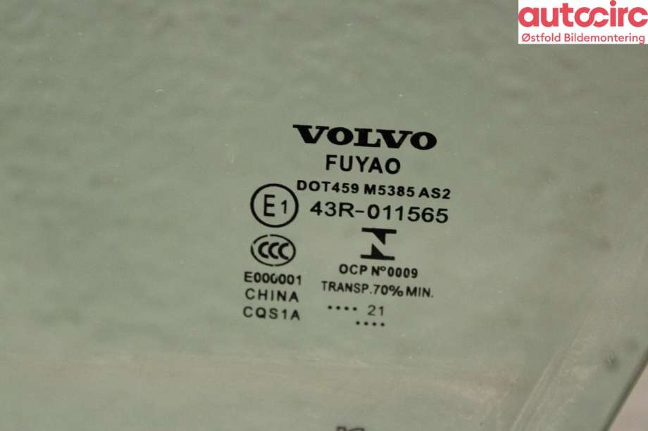 Siderute venstre foran til Volvo V60 / V60 CC 2018-->> (Type II)  (VOLVO|31468123|)