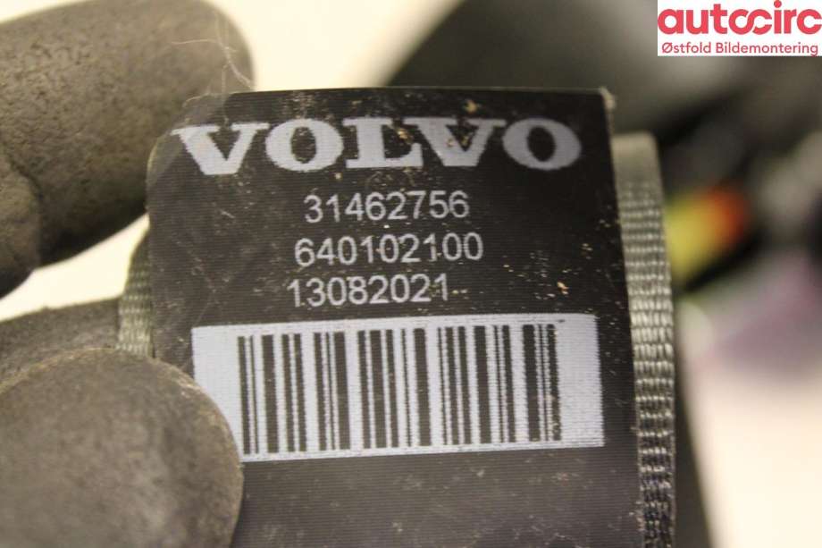 Sikkerhetsbelte bak venstre til Volvo V60 / V60 CC 2018-->> (Type II)  (VOLVO|31462756|)
