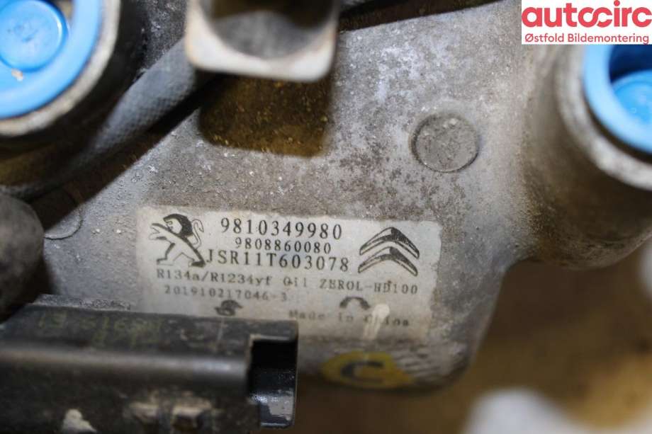 Aircondition kompressor til Peugeot Partner 2019-->> (Type III) (PEUGEOT|98 103 499 80|)