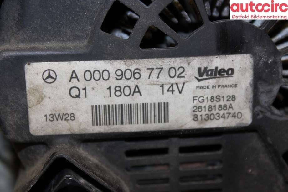 Dynamo til Mercedes ML 2011-2015 (Fase 1) (W166) (W166) (MERCEDES|A 000 906 77 02|)