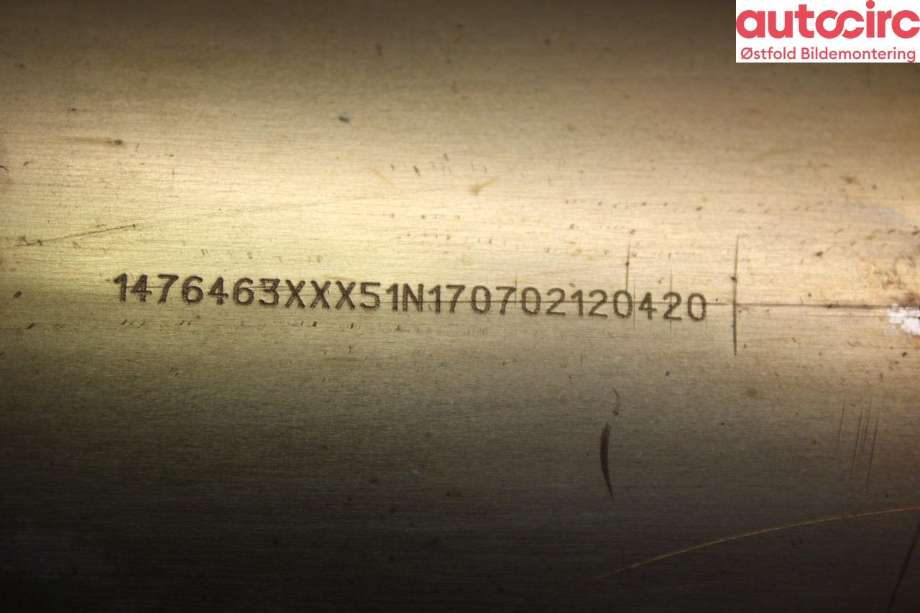 Partikkelfilter til Citroën C4, Picasso 2013-2018 (Type II)  (CITROEN|16 119 042 80|)
