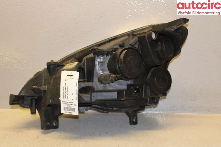 Frontlykt høyre halogen til Citroën Berlingo 2015-2019 (Type II, Fase 2)  (CITROEN|6206 K6|)