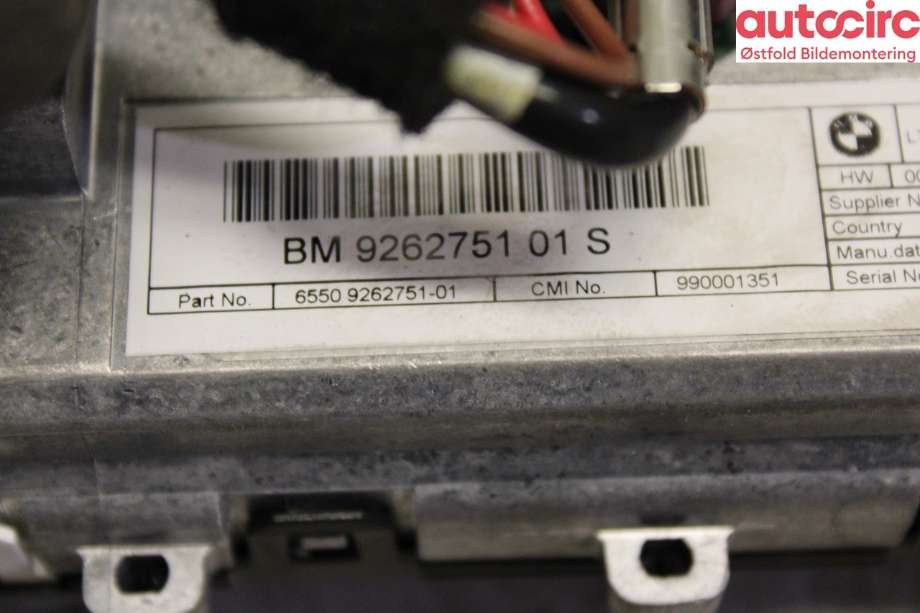 Instrument kjørecomputer til BMW 1-Serie 2011-2015 (Fase 1) (F20/F21) (F20/F21) (BMW|65 50 9 270 391|)