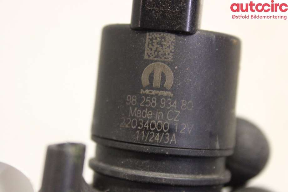 Spylerpumpe foran til Peugeot e-3008 2023-->> (PEUGEOT|)