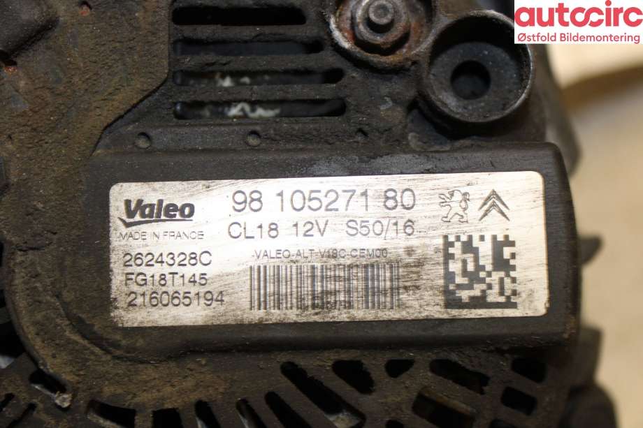 Dynamo til Toyota Proace 2016-->> (Type II)  (TOYOTA|)