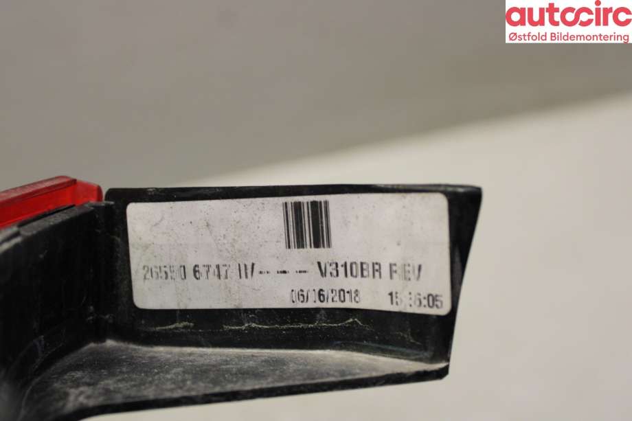 Baklykt høyre til Renault Kangoo 2008-2021 (Type II)  (RENAULT|)