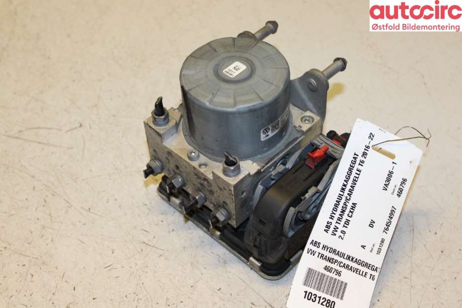 ABS sentral til VW Transporter / Caravelle, 2015-2019 (T6) (T6) (VOLKSWAGEN|7E5 614 517 B)