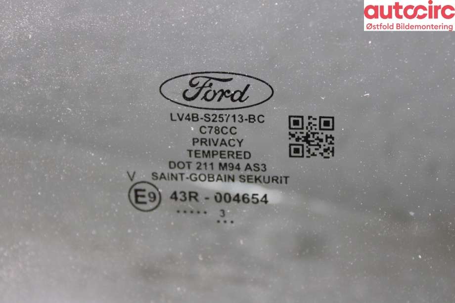 Siderute venstre bak til Ford Kuga 2019-->> (Type III)  (FORD|2639698|)