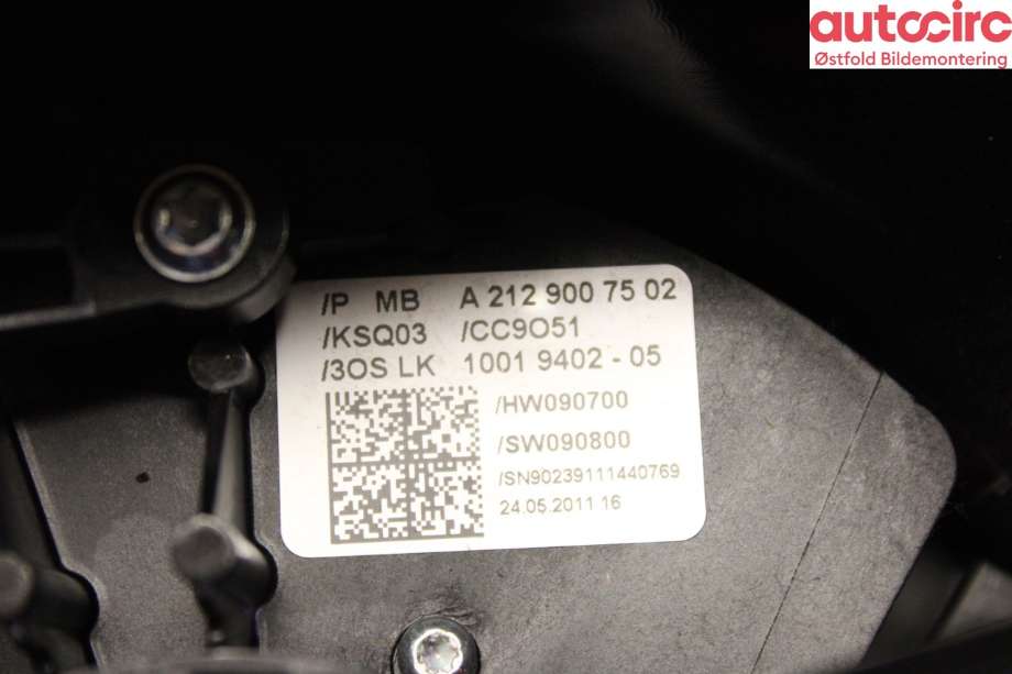Bryter combi til Mercedes C-Klasse 2011-2014 (Fase 2) (W204) (W204) (MERCEDES|A 212 900 75 02|)