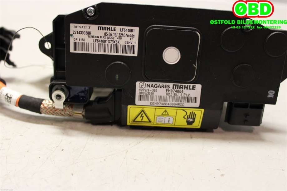 Varmeapparat register til Renault Zoe 2013-2019 (Fase 1) (RENAULT|271436099R||271430038R)