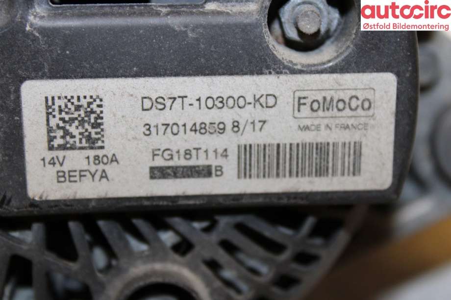Dynamo til Ford Mondeo 2014-2019 (Type V, Fase 1)  (FORD|2438699|)