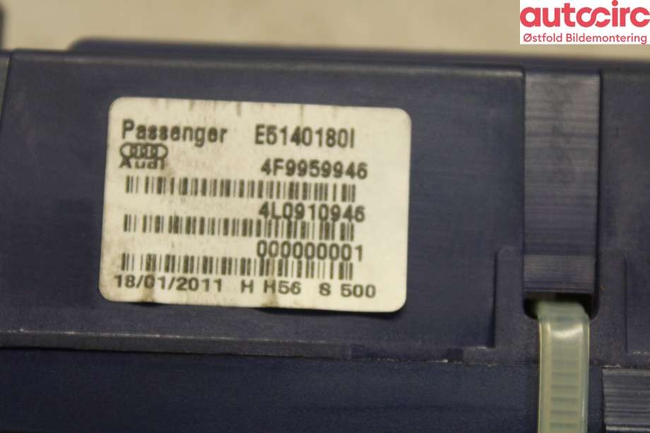 Baklukeåpner motor til Audi Q7 2010-2015 (Type I, Fase 2) (AUDI|4L0 827 852 E|)