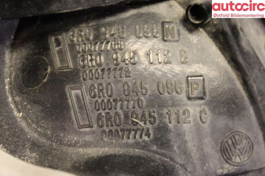 Baklykt høyre til VW Polo 2009-2014 (Type V, Fase 1) (VOLKSWAGEN|6R0 945 096 AH|)