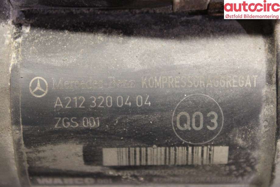 Kompressor nivå/luft til Mercedes E-Klasse 2009-2013 (Fase 1) (W212) (W212) (MERCEDES|A 212 320 04 04|)