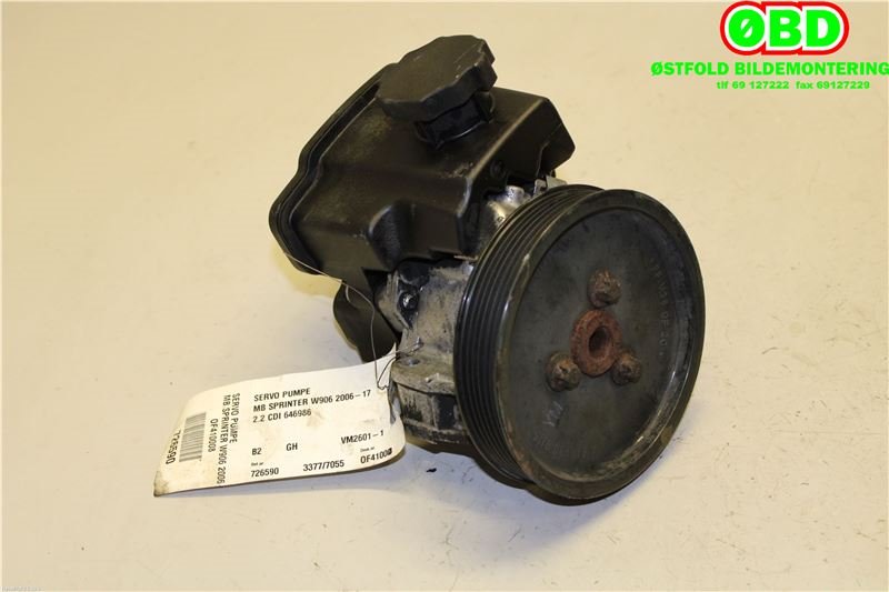 Servo pumpe mekanisk til Mercedes Sprinter, 2006-2013 (Fase 1) (906) (906) (MERCEDES|A 003 466 72 01)