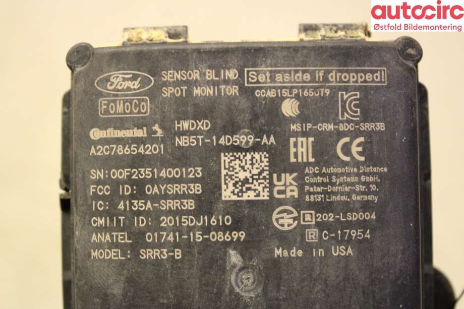 Sensor radar til Ford Explorer 2020-->> (FORD (US)|)