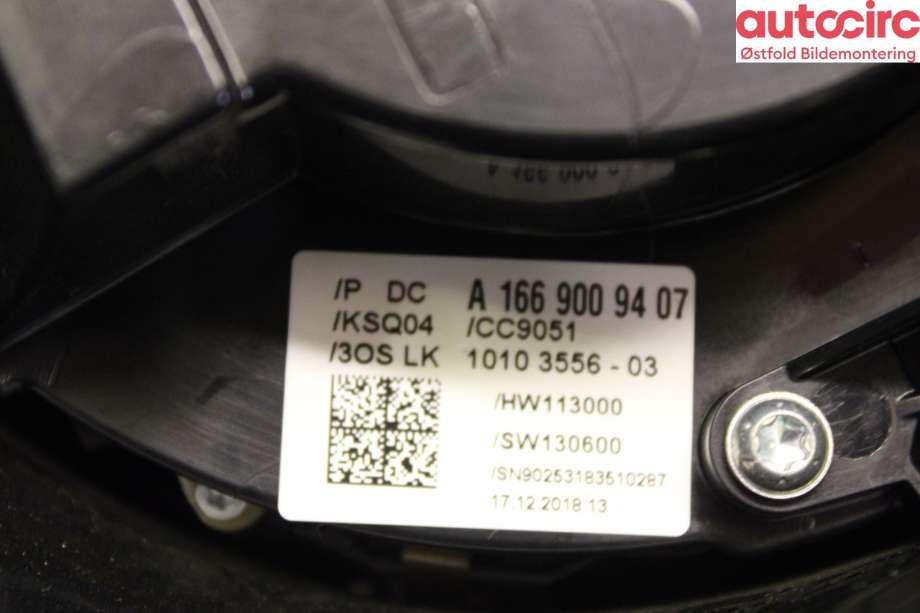 Bryter combi til Mercedes ML 2011-2015 (Fase 1) (W166) (W166) (MERCEDES|)