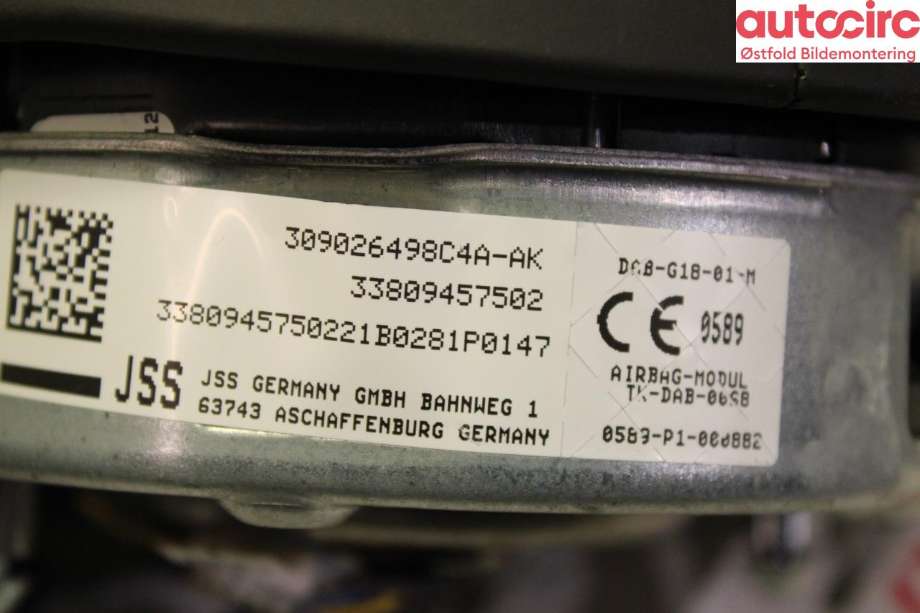 Airbag rattpute til BMW X5 2018-->> (G05) (G05) (BMW|32 30 5 A29 972|)