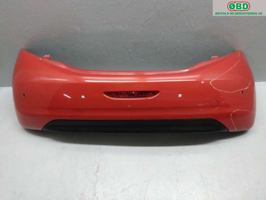 Støtfanger bak til Peugeot 208 2012-2019 (Type I) (PEUGEOT|16 072 549 80|16 072 545 80|)