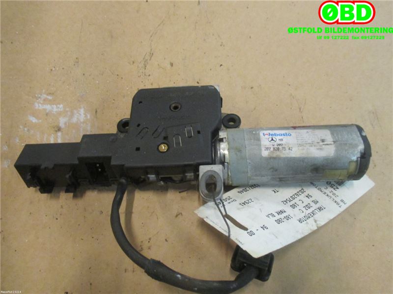 Takluke motor til Mercedes C-Klasse 1993-2000 (W202) (W202) (A 202 820 75 42||2028207542)