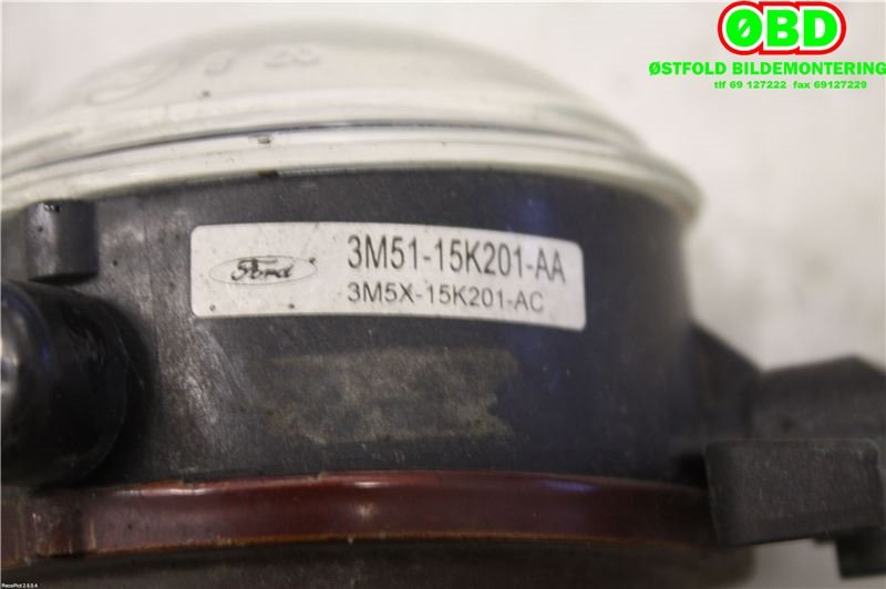 Tåkelykt høyre foran til Ford Focus 2004-2007 (Type II, Fase 1)  (FORD FOCUS|1481005||3M5115K201AA)