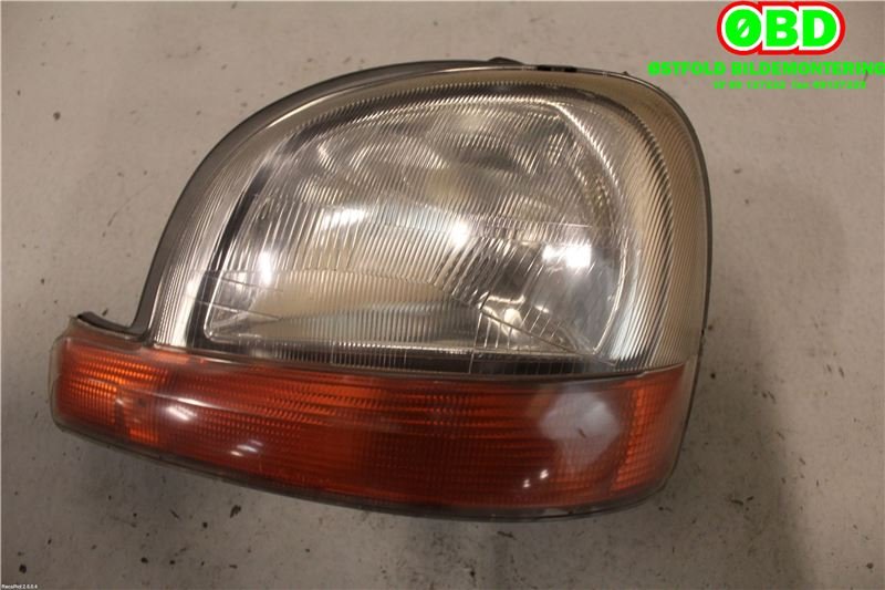 Frontlykt venstre halogen til Renault Kangoo, 1998-2003 (Type I, Fase 1)  (RENAULT KANGOO EXPRESS|7701044037)