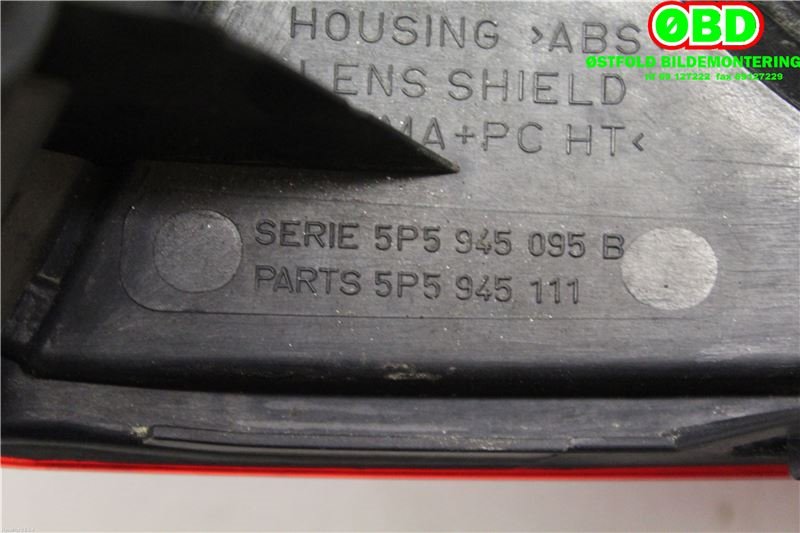 Baklykt venstre til Seat Toledo 1999-2005 (Type II)  (SEAT TOLEDO|5P5 945 111 A||5P5945111)