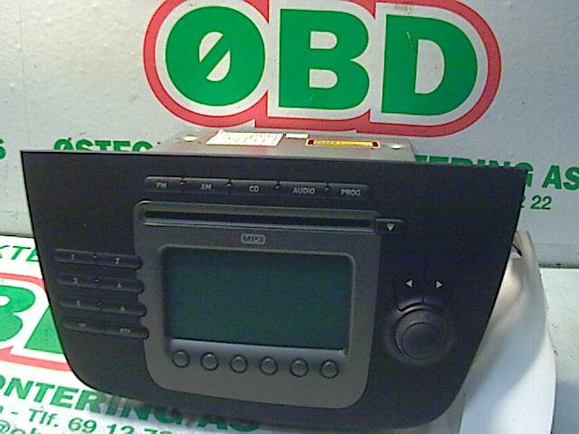 Bilstereo til Seat Toledo, 1999-2005 (Type II)  (SEAT TOLEDO|5P1 035 186)