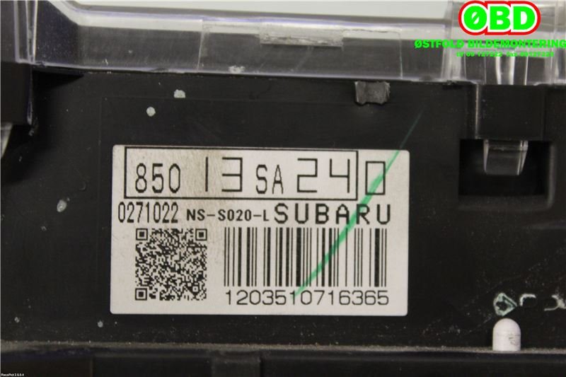 Instrumentpanel til Subaru Forester 2002-2005 (Type II, Fase 1)  (|85013SA240)