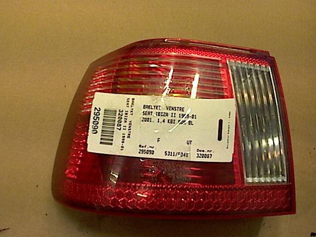 Baklykt venstre til Seat Ibiza, 2000-2002 (Type II, Fase 2) (SEAT IBIZA|6K6 945 111 G)
