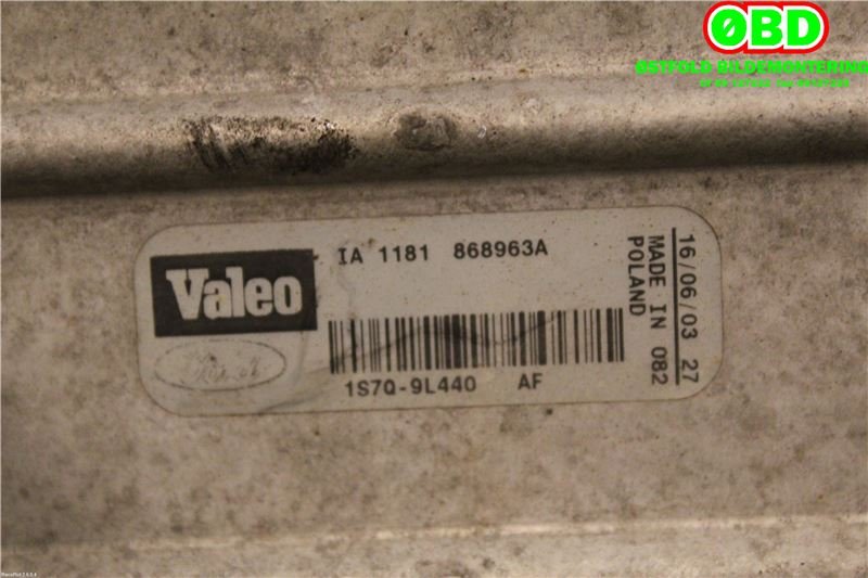 Intercooler til Ford Mondeo 2001-2007 (Type III)  (FORD MONDEO|1313503||1S7Q9L440AF)