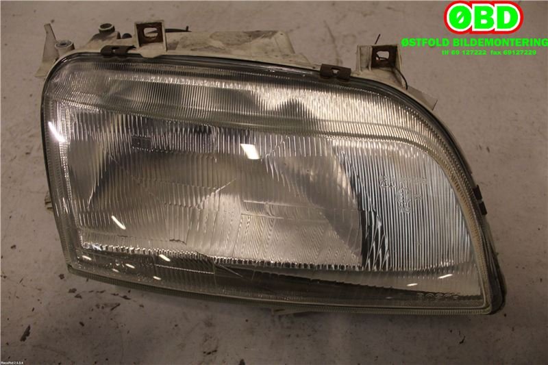 Frontlykt høyre halogen til VW Sharan 1996-2000 (Type I, Fase 1) (VOLKSWAGEN SHARAN CL TDI|7M1 941 016 K|)