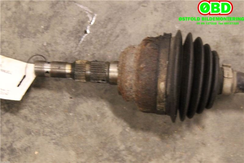 Drivaksel høyre foran til Opel Zafira A 1999-2005  (OPEL ZAFIRA-A|9117414|374328|)