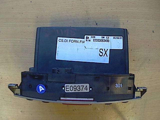 Varmeapparat betjening til Alfa Romeo 147 2001-2009  (ALFA ROMEO 147|07353063490|)