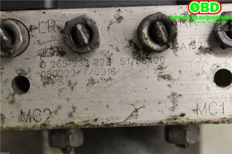 ABS sentral til Peugeot Boxer 2007-2013 (Type III, Fase 1)  (PEUGEOT|4541K2|0265233329|51736426)