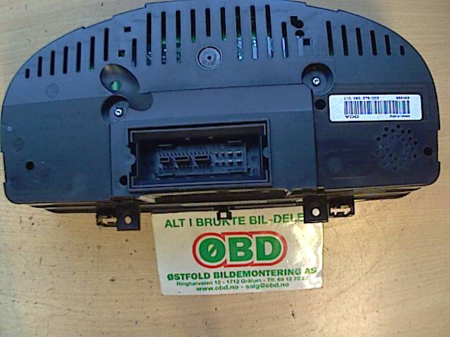 Instrumentpanel til VW Touran 2007-2010 (Type I, Fase 2)  (VOLKSWAGEN|1T0 920 874 AX||1T0920874A)