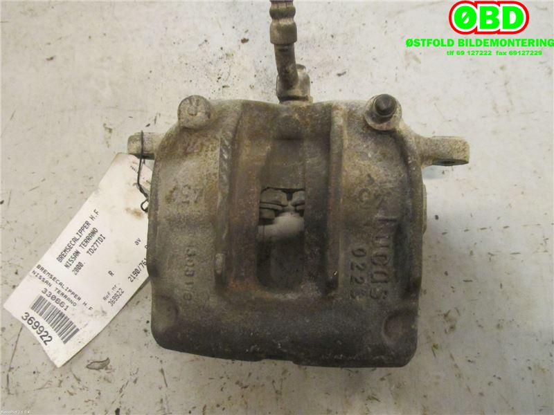 Bremsecaliper høyre foran til Nissan Terrano 2000-2004 (Fase 3) (R20) (R20) (NISSAN|)