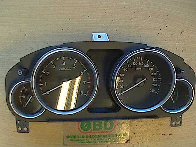 Instrumentpanel til Mazda 6 2008-2010 (Type II, Fase 1)  (MAZDA|GAL155471B|)