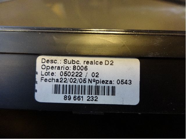Instrumentpanel til Peugeot 407 2004-2010  (PEUGEOT||9658138080)