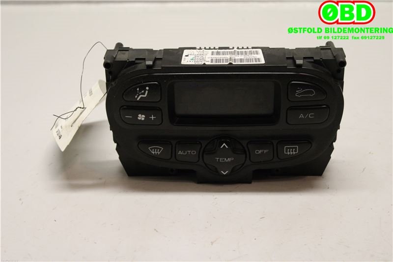 Varmeapparat betjening til Peugeot 307 2001-2004 (Fase 1) (PEUGEOT|6451ZA||96430991XT)