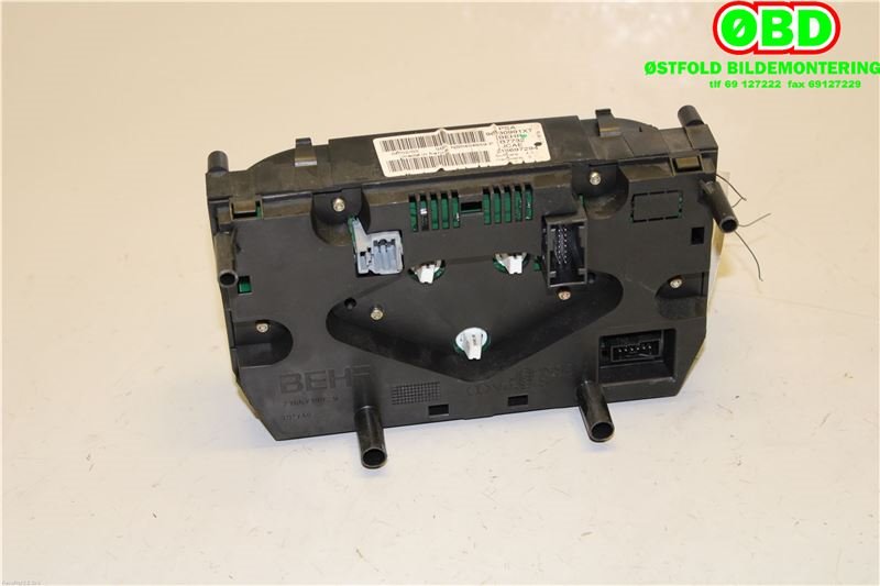 Varmeapparat betjening til Peugeot 307 2001-2004 (Fase 1) (PEUGEOT|6451ZA||96430991XT)