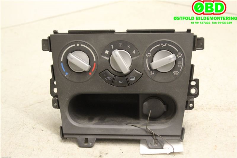 Varmeapparat betjening til Suzuki Splash, 2008-2014  (SUZUKI STROMOS|74400-51K20-EZR)